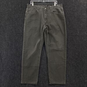 Eddie Bauer Pants Mens 38x30 Green Straight Leg 100% Cotton Casual Outdoors